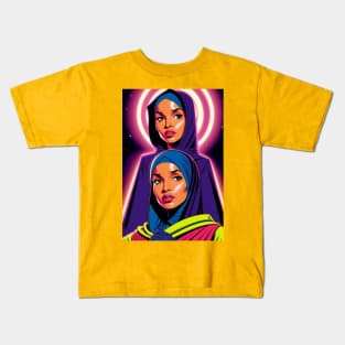 THE SQUAD-ILHAN OMAR 9 Kids T-Shirt